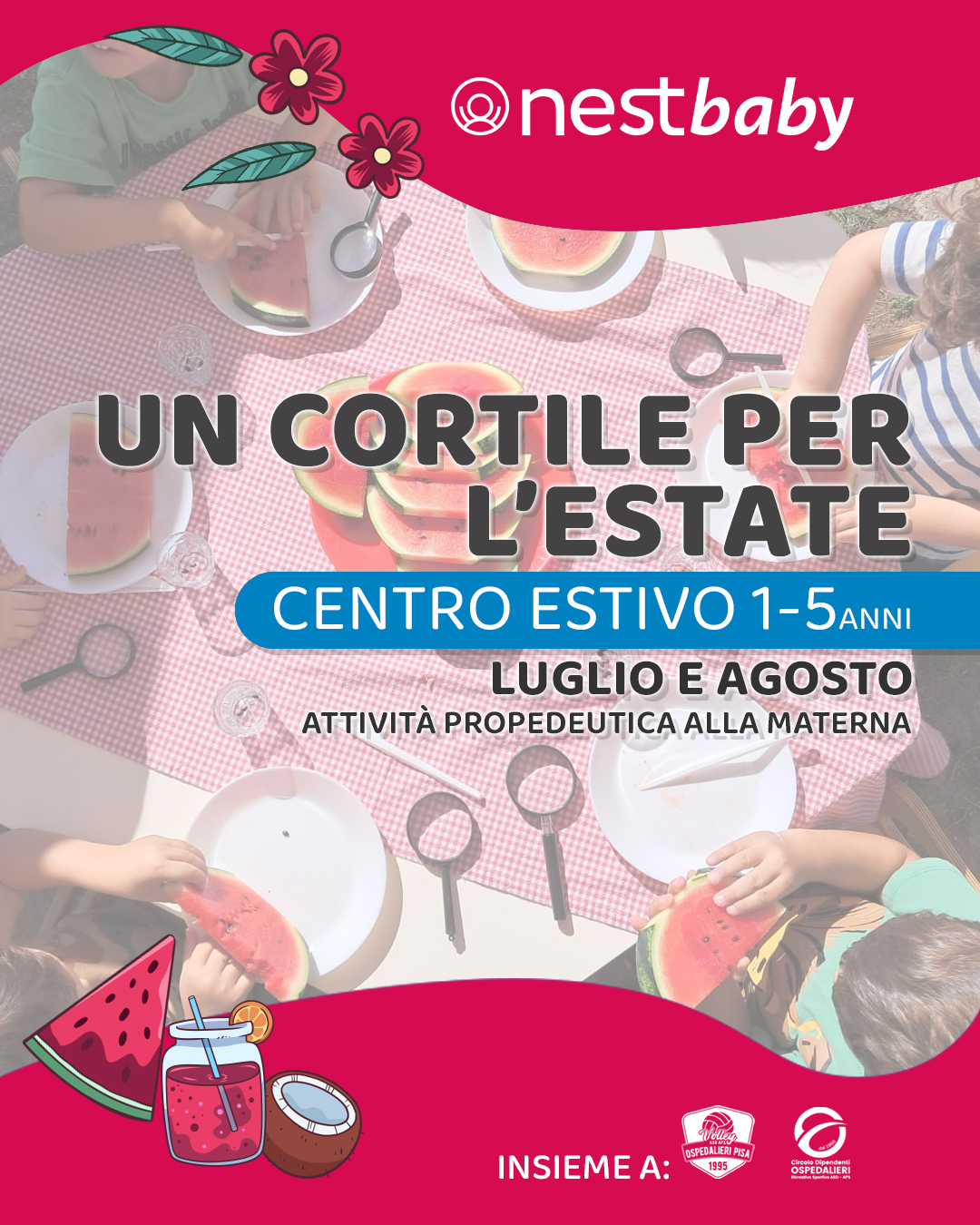 Un cortile per l’estate: divertimento e crescita al NestBaby